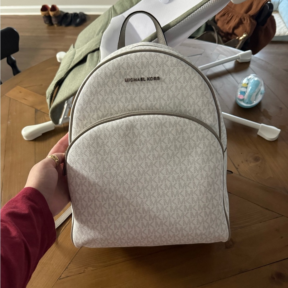 Michael Kors Abbey Large Logo Backpack